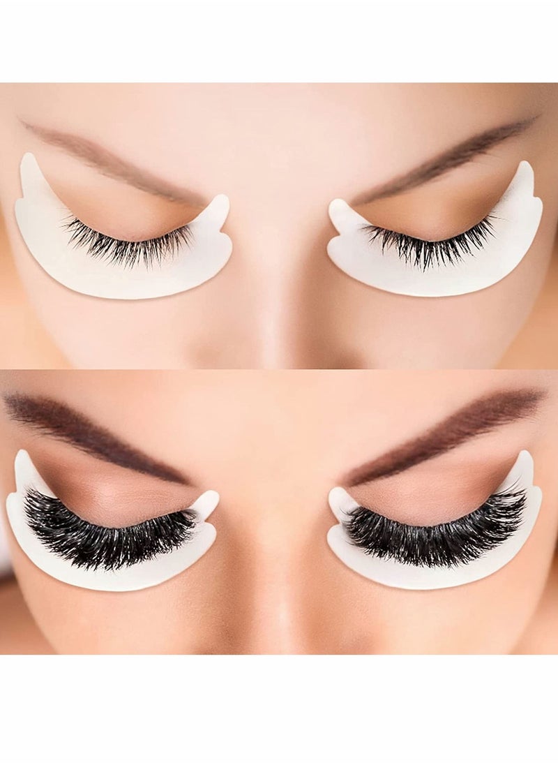 SYOSI - 50 Pairs Eye Pads Lash Extensions, B&Q LASH Under Eye Pads For Lash Extensions Sticky Well Foam Eye Pads Lint Free Lash Pads for Eyelash Extensions Hypoallergenic Waterproof Eye Patches - Image 1