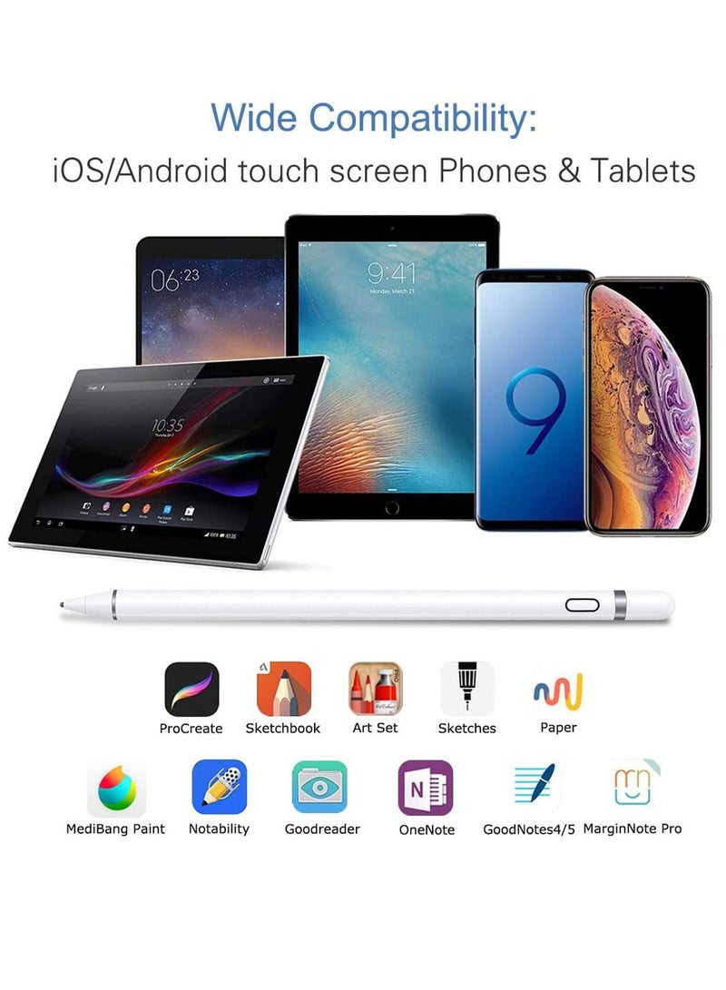 Stylus Pen For iPad With Palm Rejection White - Image 4