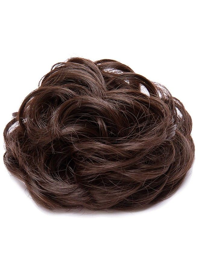 Chronex Set Of 2 Synthetic Hair Rubber Band For Women And Girls Casual Use_ 20 Grams Brown - Image 4
