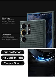 Spigen Liquid Air for Samsung Galaxy S23 ULTRA Case Cover (2023) - Abyss Green  - Image 5