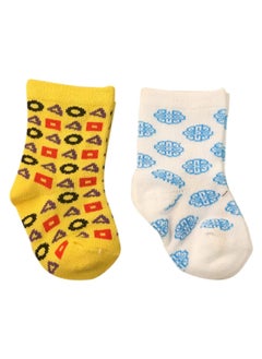 Looney Tunes Tweety Bamboo Cotton Sock Printed Pack Of 2  White ,Yellow 6-12M  - Image 3