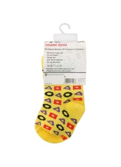 Looney Tunes Tweety Bamboo Cotton Sock Printed Pack Of 2  White ,Yellow 6-12M  - Image 2