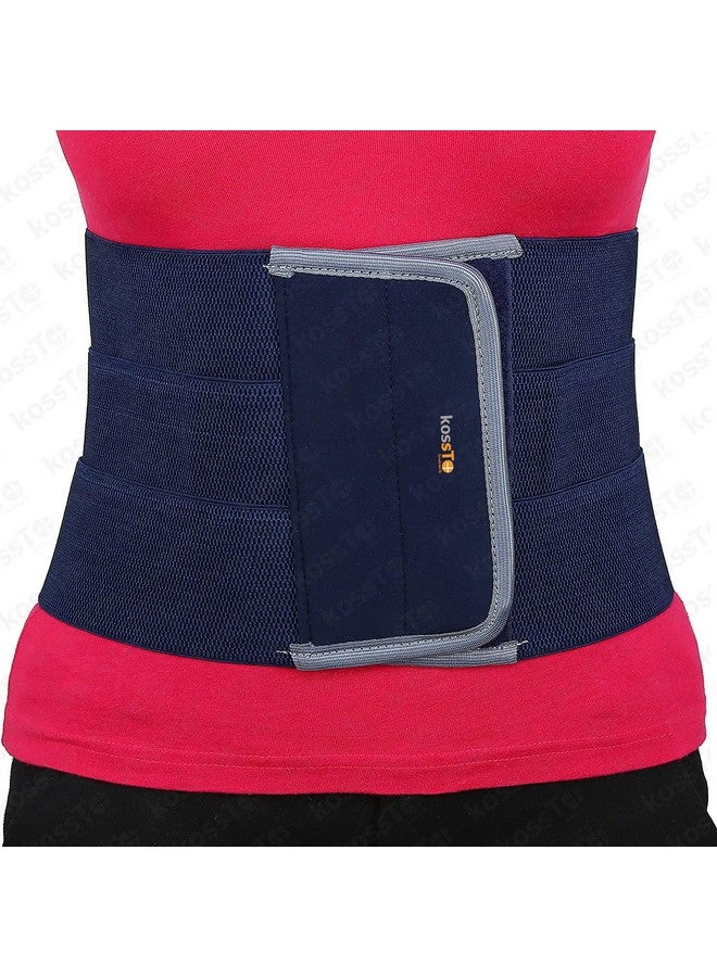 kossto Rubber abdominal belt after delivery for tummy reduction| Lumbo Sacral| Lower Back Pain Relief| Breathable Belt for Men and Women Universal (Waist-Small,Medium,Large,XL - Image 2