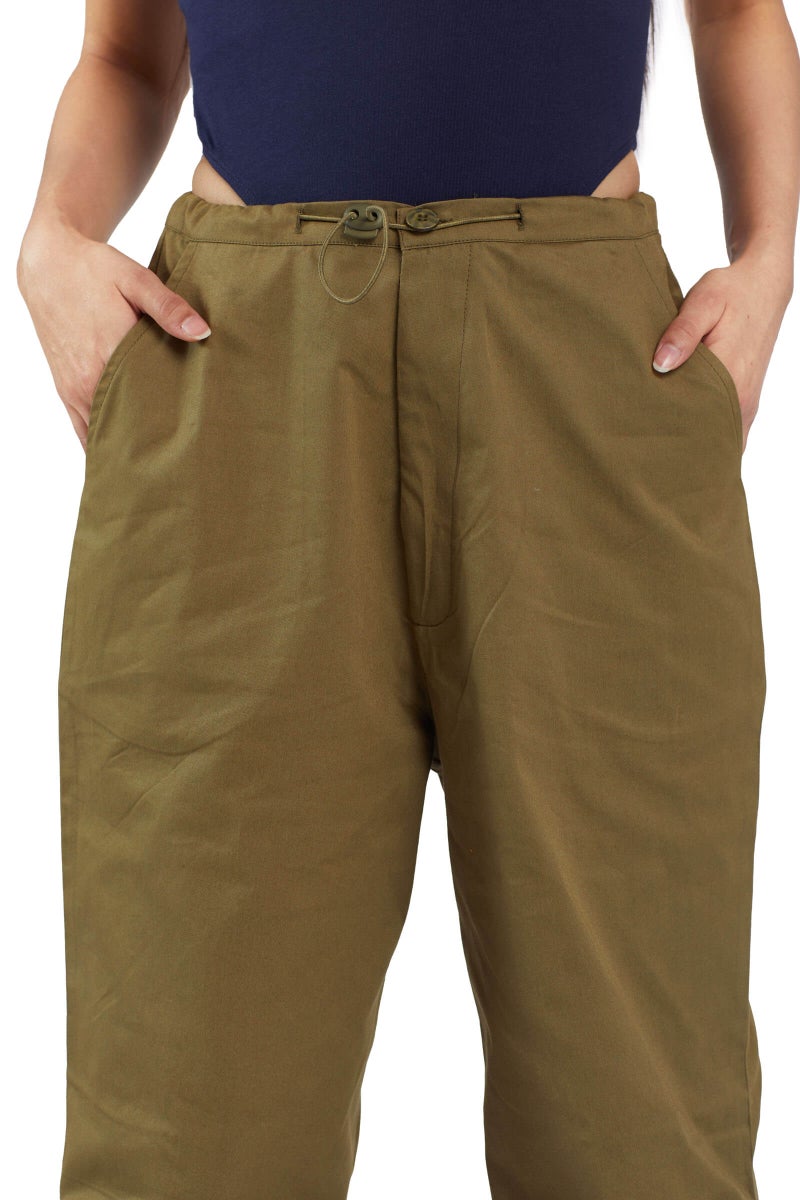 Bonkers Corner Olive Parachute Pants for Women's - Image 2