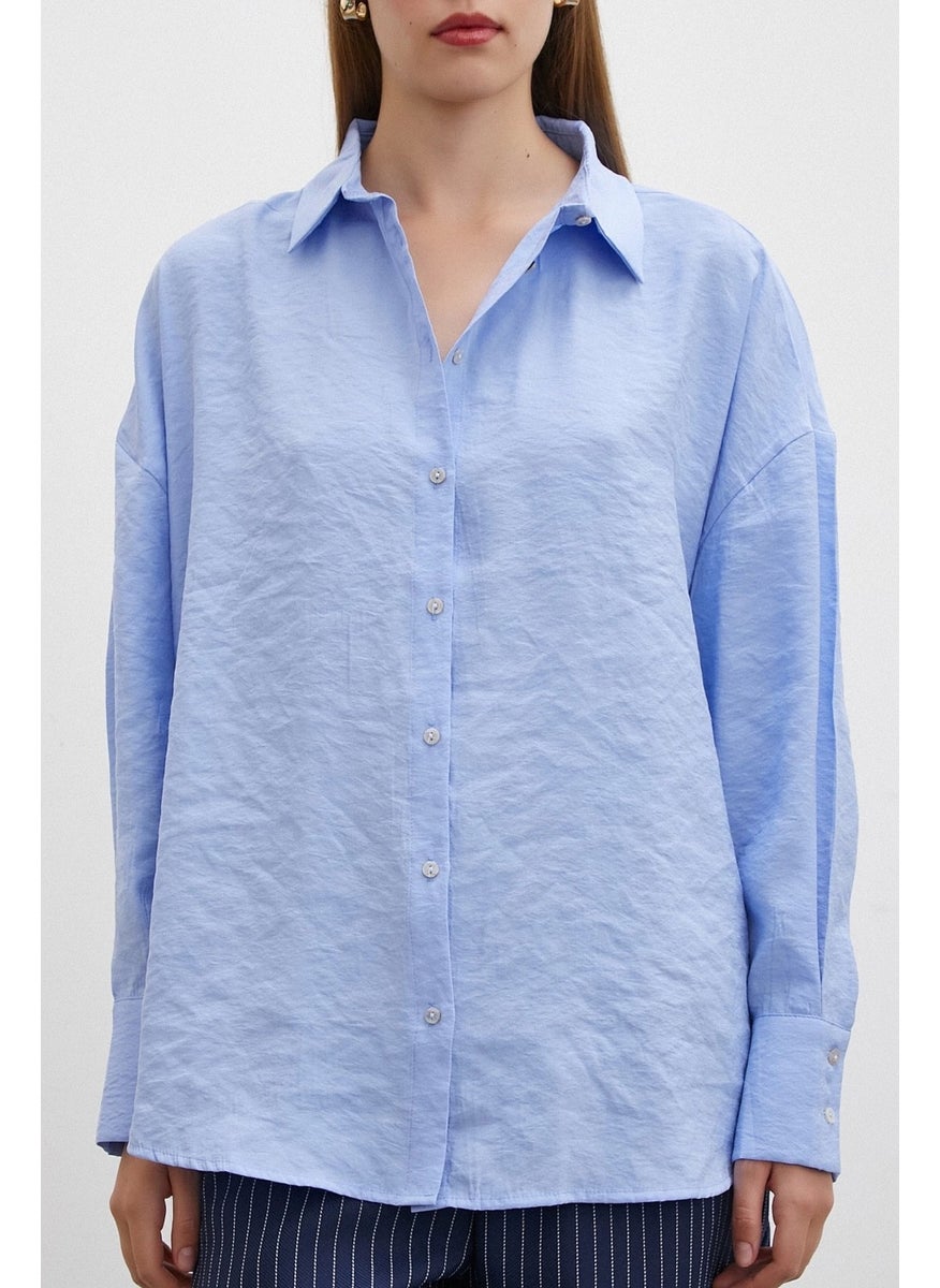 Basic Modal Shirt Blue - pzsku/ZA0A3873D470549DAD89CZ/45/_/1741336295/cdd38c96-9963-4300-a933-a4c6f8b938c7