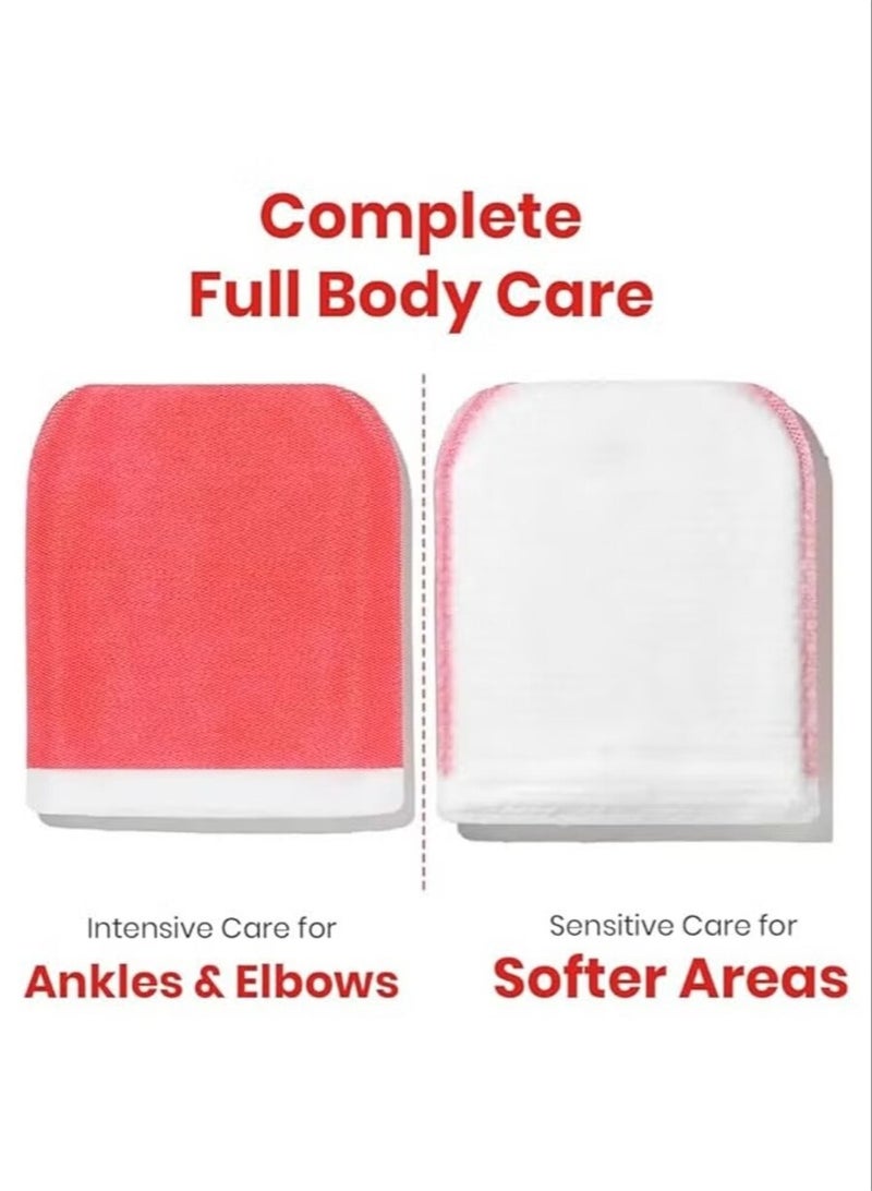 Moms Bath Recipe Mom's Bath Recipe, Powerful Exfoliating Body Wipes, Bubble Body Wash & Exfoliating Gloves with Sea Kelp & Bio-Elements, Intensive Exfoliating Gloves for Dead Skin Cells, Bumps & Flaky Skin - Image 3