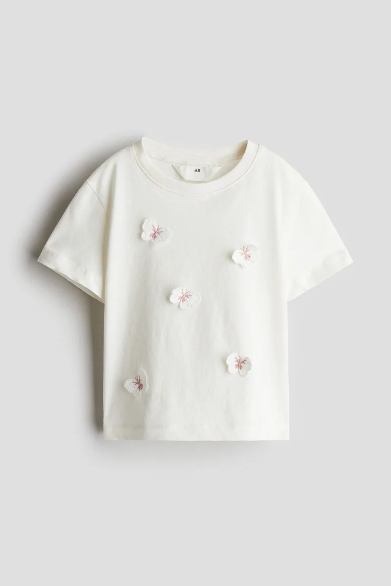H&M Motif-detail t-shirt