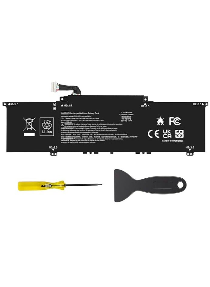 Terabyte بطارية لابتوب بديلة 51Wh 11.55V BN03XL لجهاز HP Envy X360 13-AY 13-AY0000 15 2020 سلسلة HP Pavilion 15-eh0011la 14-eh0008TU 14-eh0028TU 14-eh0003TX BN03XL L76 9965-2971 HSTNN-DB9N HSTNN-OB10 - Image 1