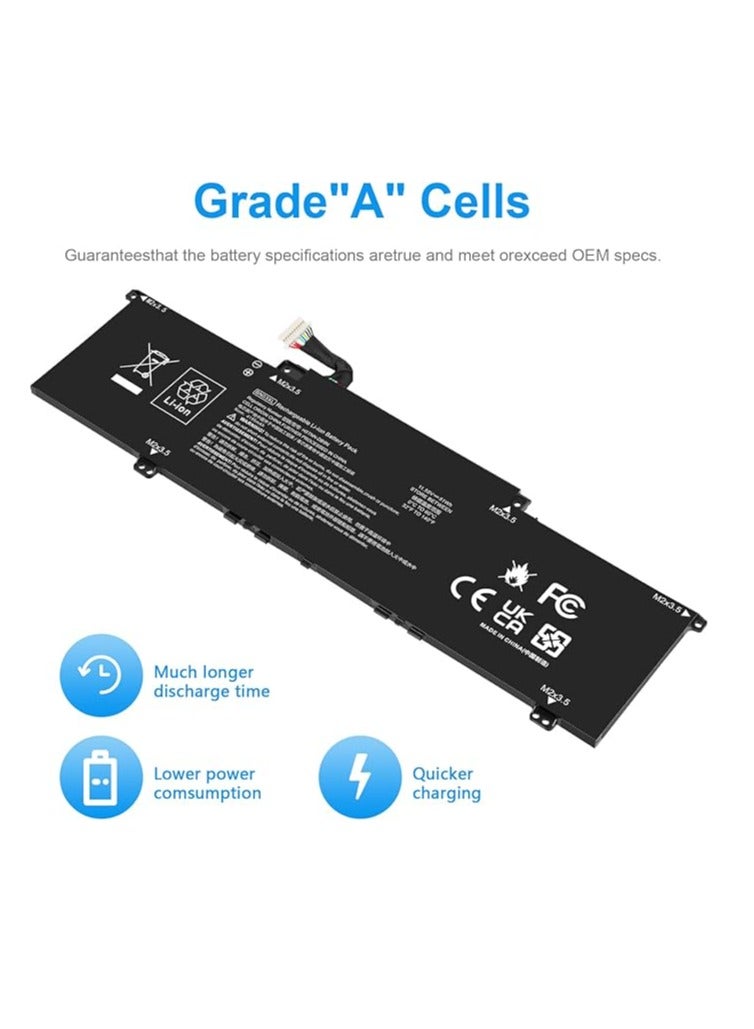 Terabyte بطارية لابتوب بديلة 51Wh 11.55V BN03XL لجهاز HP Envy X360 13-AY 13-AY0000 15 2020 سلسلة HP Pavilion 15-eh0011la 14-eh0008TU 14-eh0028TU 14-eh0003TX BN03XL L76 9965-2971 HSTNN-DB9N HSTNN-OB10 - Image 5