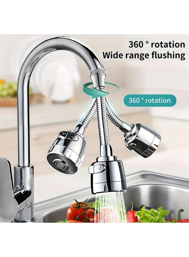 Long Style Two Stage Bubbler Rotatable Vegetable Washing Basin Splash Guard Faucet Attachment - Image 3