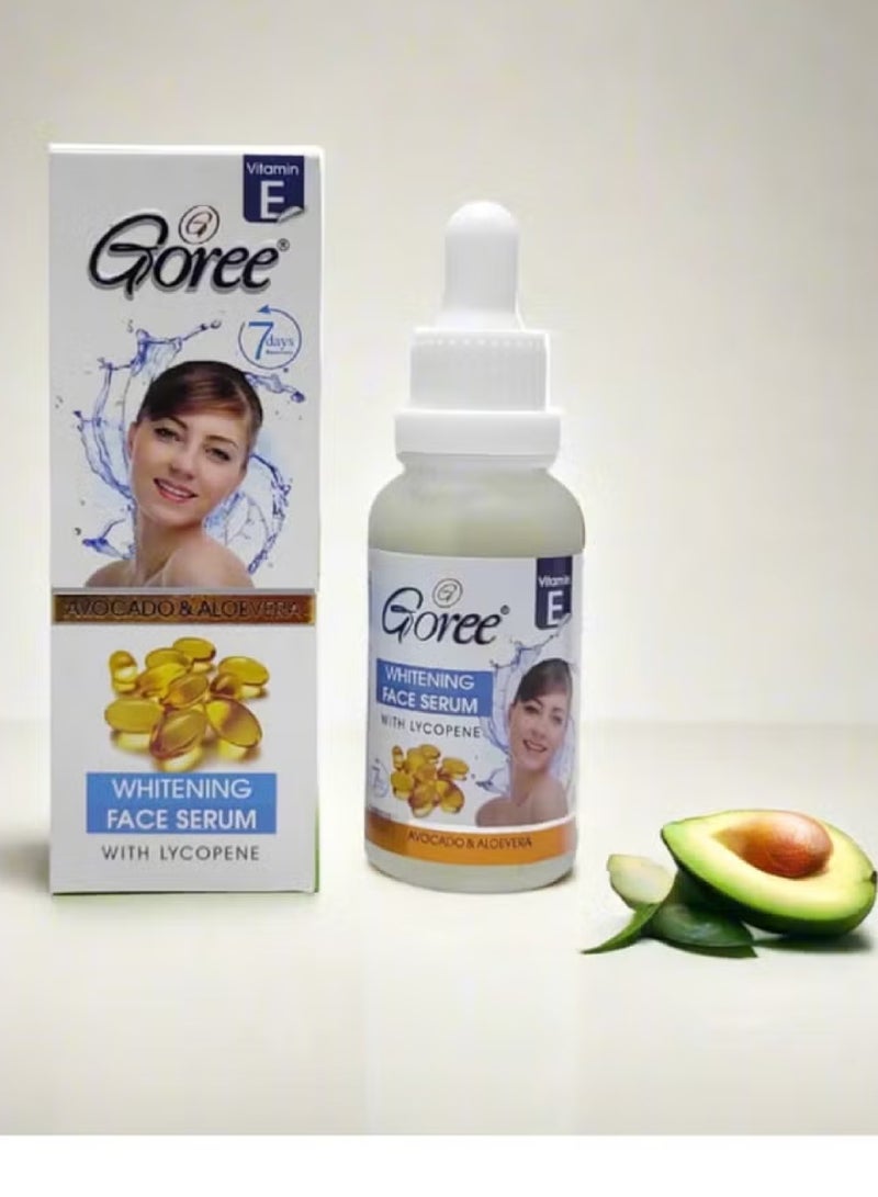 Goree Avocado And Aloevera Whitening Face Serum With Lycopene 30ml - Image 1
