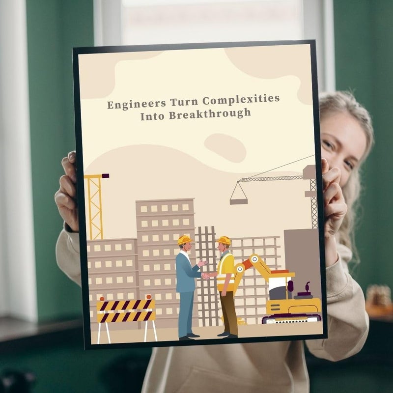 Wall of Impact Stimulus Wall Art Wall Frame for Living Rooms and Bedrooms Perfect for Personalized Photo Displays and Stylish Wall Dcor White Frame 18 x 24 Unframed 18 x 24 - Image 1