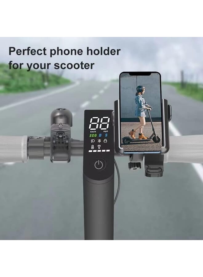 Excefore Bike Phone Mount Holder Scooter Phone Mount 360 Rotatable Handlebar Phone Holder Adjustable Bicycle Motorcycle Scooter Handlebar Phone Clip Accessories For 3.5 Inch 7.0 Inch Smartphone - Image 2