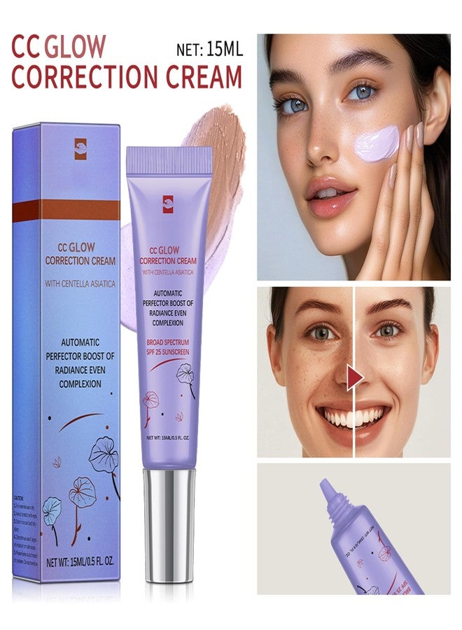 BEUKING CC Water-Gel Correcting Cream, Centella Asiatica Full Coverage Foundation Corrects Moisturizes Skin, Blurs Pores, Even Skin Tone Light Makeup and Skin Care Foundation for Women, 0.5oz, 03 - Image 3