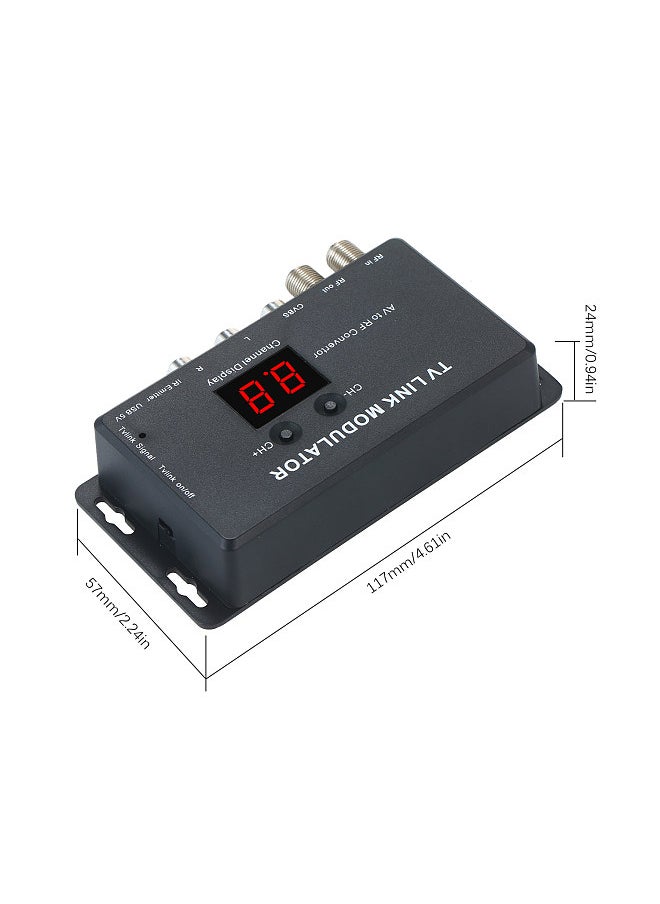 TVLINK Modulator AV to RF Convertor & IR Extender RF Modulator