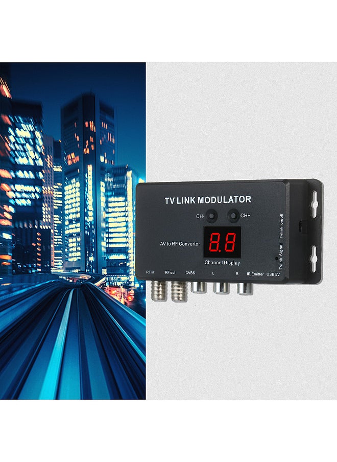 TVLINK Modulator AV to RF Convertor & IR Extender RF Modulator
