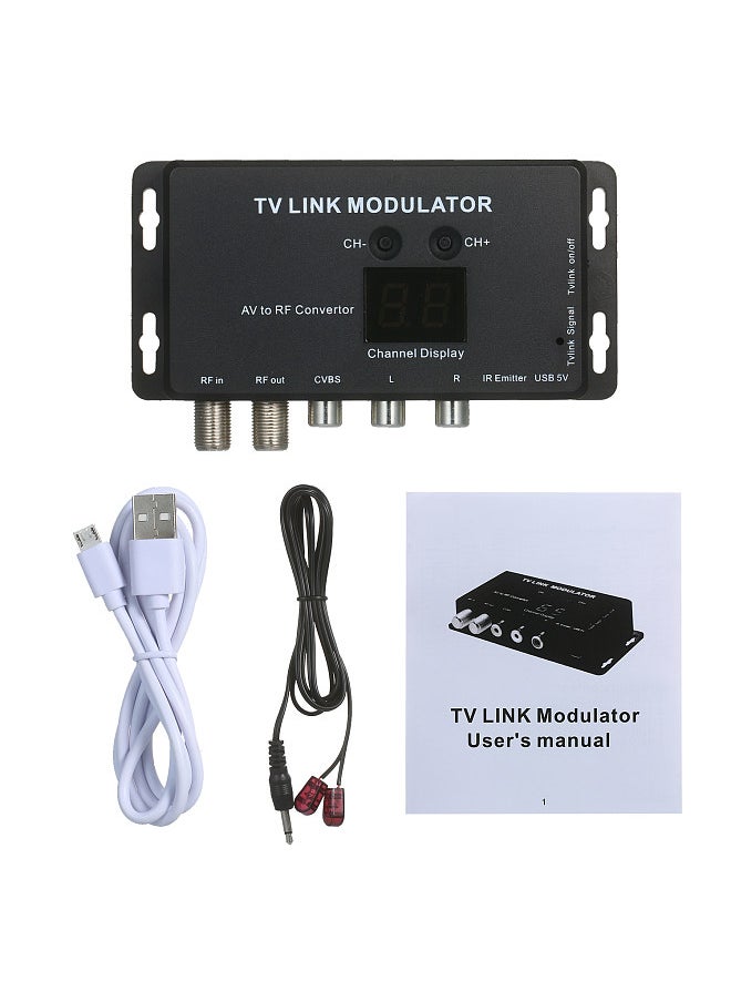 TVLINK Modulator AV to RF Convertor & IR Extender RF Modulator
