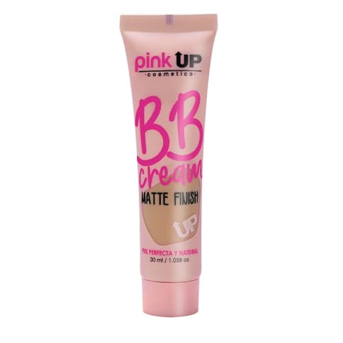 PINK UP BB Cream Matte Finish | BB Cream| Face Make Up | Foundation | Unifies your skin tone in a natural way | Light coverage makeup | Moisturizing | Matte finish | Color Medium | Model PKBBC02 - Image 1