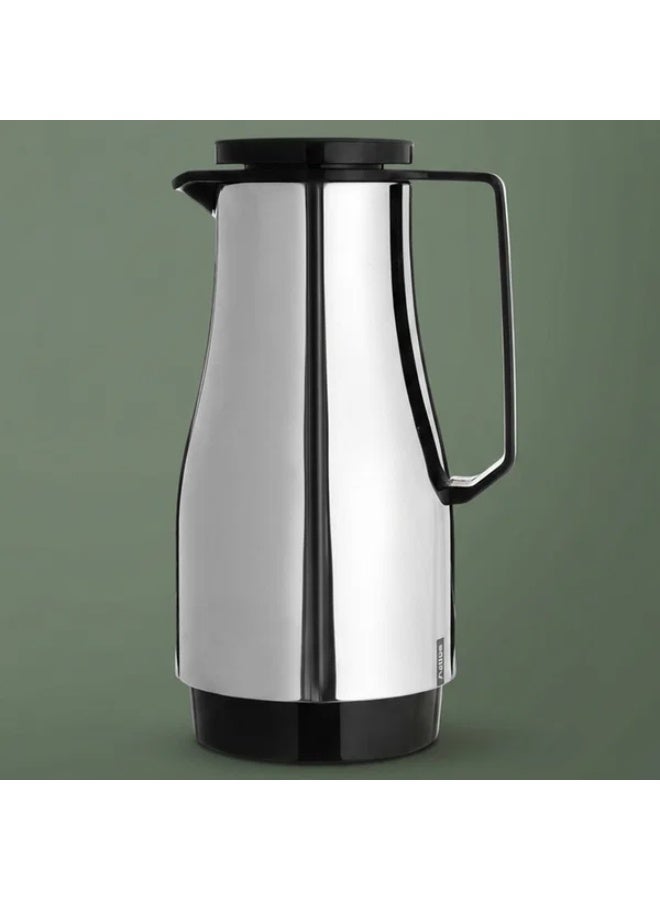 helios Thermos, 1 liter, glass inner case - brown - Image 1