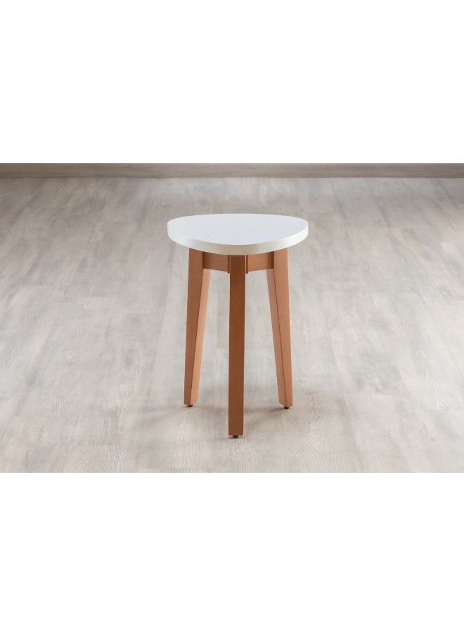 Smart Furniture Marble-Top Side Table 40L x 55H x 40W 