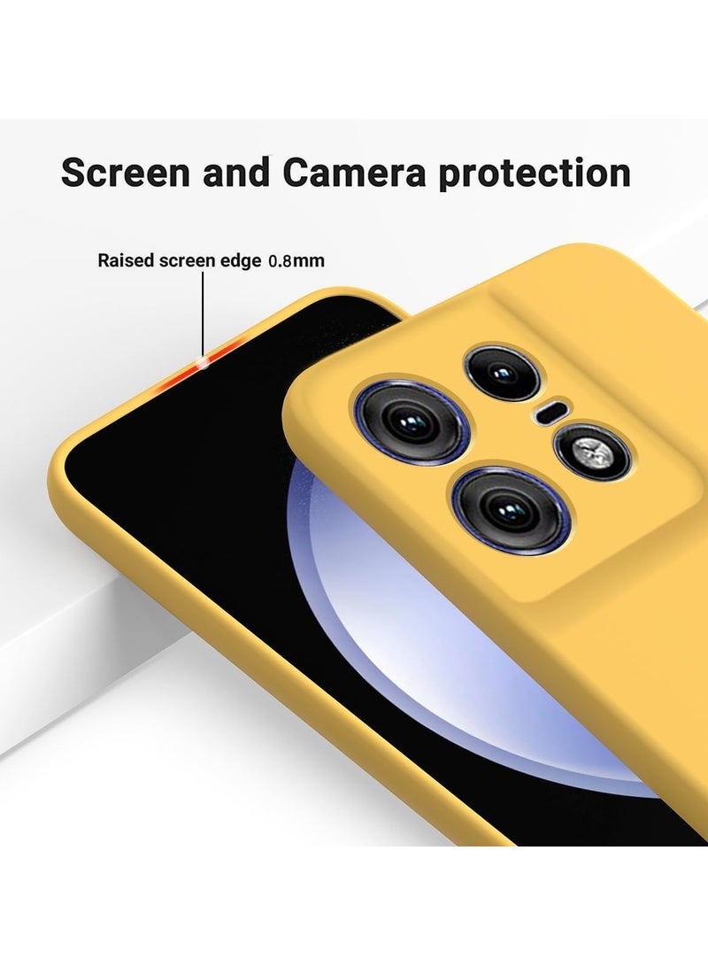 General Motorola Edge 50 Pro Case,Liquid Silicone Phone Case,Shockproof, Drop-proof and Fingerprint-resistant  - Image 4