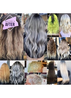 FANOLA Fanola No Yellow Mask, 11.8 oz - Purple Toning Mask to Remove Yellow Tones & Brassiness from Blonde, Silver, Gray, Highlighted and Bleached Hair  - Image 3