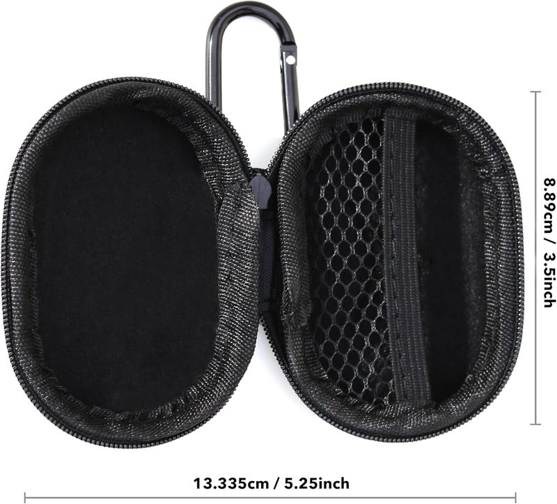 Decibullz - Zipper Headphones Carrying Case, Perfect for Earphones and Earplugs (Black) - Image 3