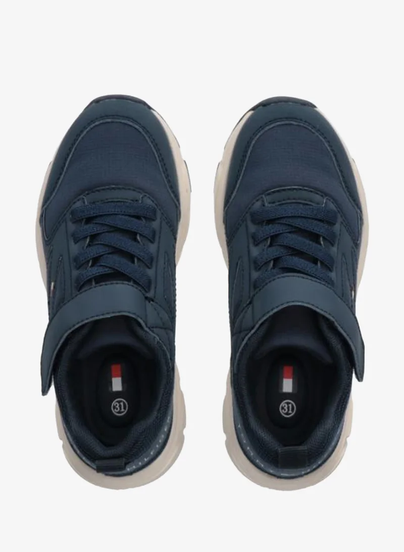 Tommy Hilfiger  Youth Low Top Lace Up And Velcro Sneakers  | Best Price UAE