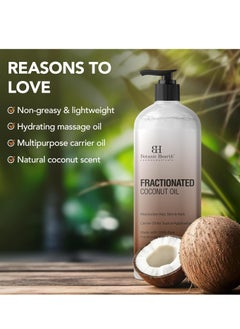 Botanic Hearth Botanic Hearth Fractionated Coconut Oil For skin 16 fl oz | Liquid Carrier Oil for Diluting Essential Oils - Skin, Lip, Body & Hair Oil Moisturize  - Image 2
