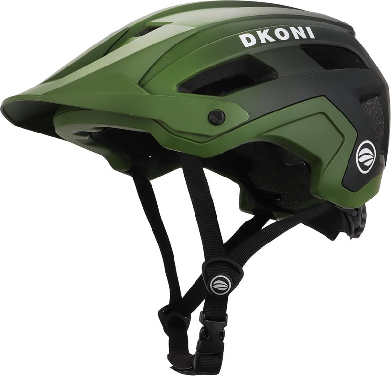 DKONI Lightweight Mountain Bike Helmet with Visor for Adults and Youth - Image 1