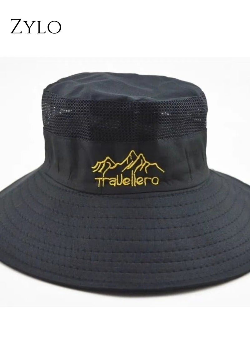 زيلو قبعة شمس واسعة الحواف للجنسين، قبعة بوني خارجية مقاومة للماء بعامل حماية من الأشعة فوق البنفسجية 50+، قبعات صيفية للحماية من أشعة الشمس - Image 4