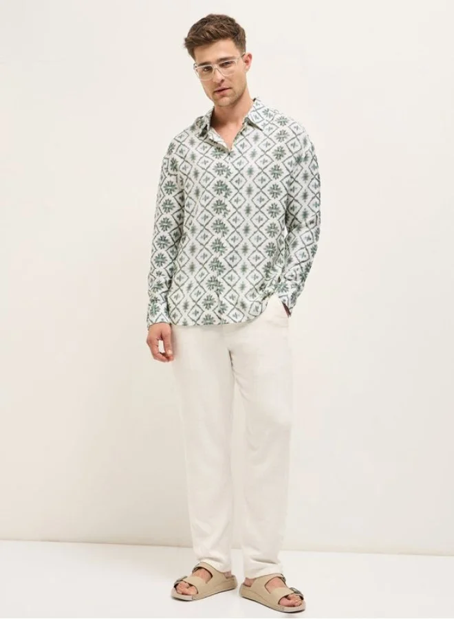 THE BEAR HOUSE Men's Shirt for Casual and Formal Wear | Classic Button-Down Style for Office, Daily Use, Travel, Events & All-Season Outfits | Versatile & Stylish Wardrobe Essential for Every Occasion
