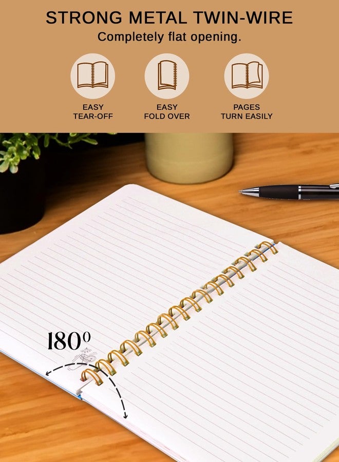 DOODLE B5 Hardbound Spiral Notebook Diary | 160 Undated Ruled Pages | 80 gsm Acid Free Paper | Open Flat and Write Comfortably - Magic Moments - Image 2