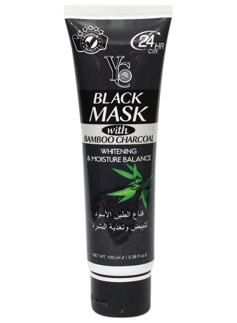 واي سي قناع أسود بالفحم الخيزراني - Image 2