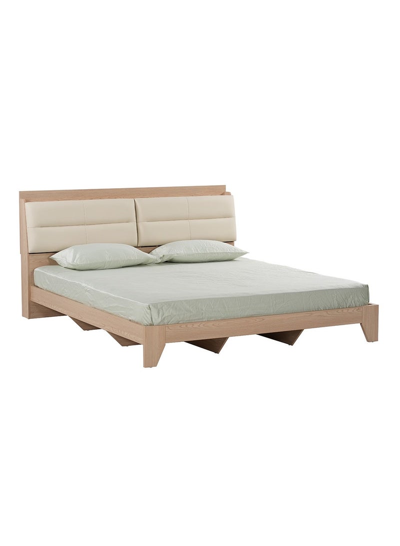 ROYALOAK Roger Queen Size Bed | MDF Construction | Queen Bed | Melamine Finish | Modern Design | Durable & Long-lasting | Bed Queen Size - Image 3