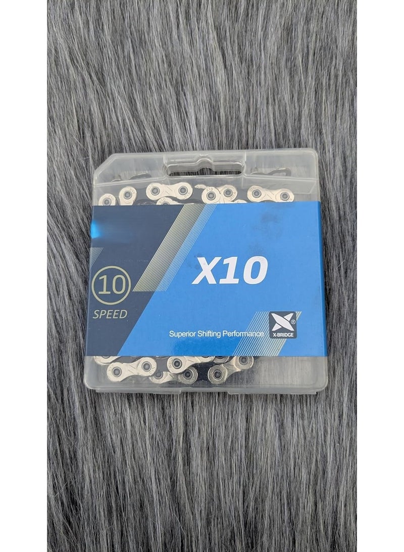 سلسلة دراجة   متوافقة مع شيمانو وسرام وكامباجنولو وغيرها من أنظمة نقل الحركة بـ 10 سرعات مع ميسينج لينك - Image 5