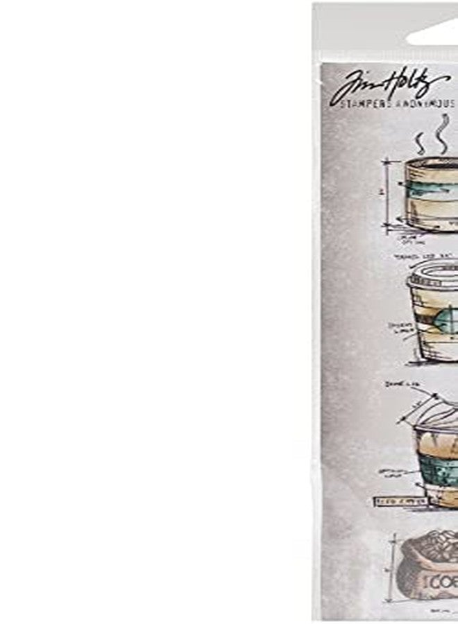 تامبريس أنونمس طوابع تيم هولتز الصغيرة اللاصقة من ستامبرز أنونيموس، مقاس 3 × 10 بوصات، لون أخضر فاتح، كريمي - Image 2