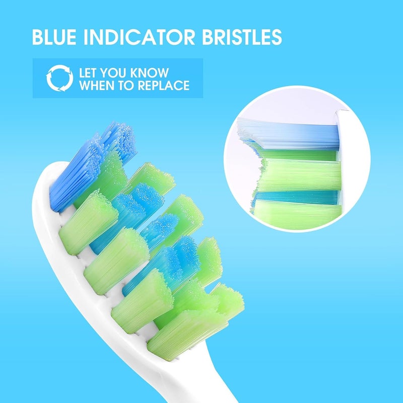 Toolsy 10 PCS Replacement Heads for 7am2m AM100/AM101/AM105/AM111 Electric Toothbrush - Image 5