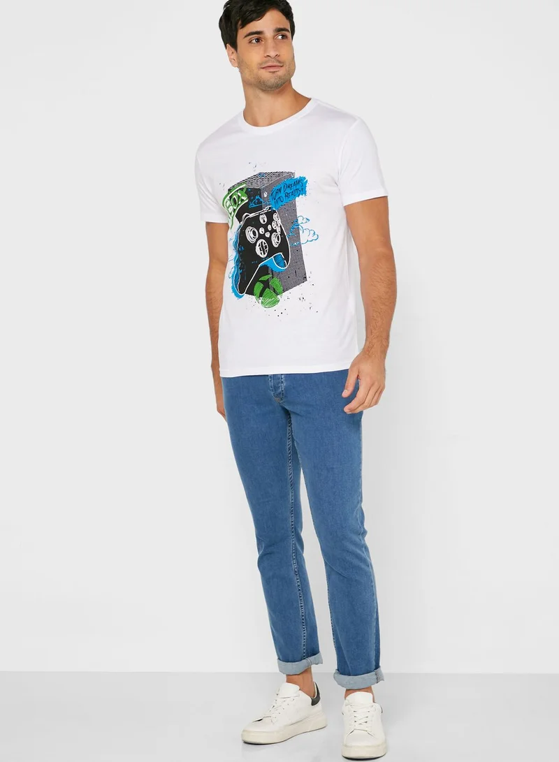DIFUZED Xbox Crew Neck T-Shirt