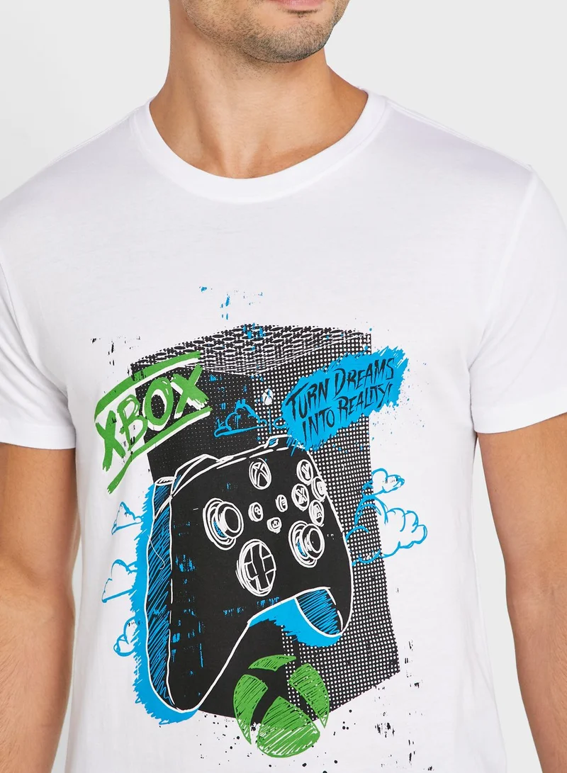 DIFUZED Xbox Crew Neck T-Shirt