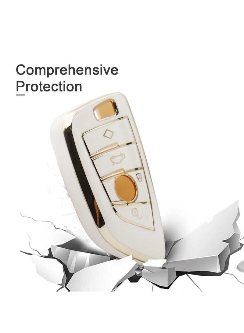 أوزيغالور غلاف جهاز فتح القفل عن بعد لحماية مفاتيح سيارات BMW 2 5 6 7 السلسلة X1 X2 X3 X5 X6 X7، ومقاومة الغبار، ومقاومة الكسر - Image 4