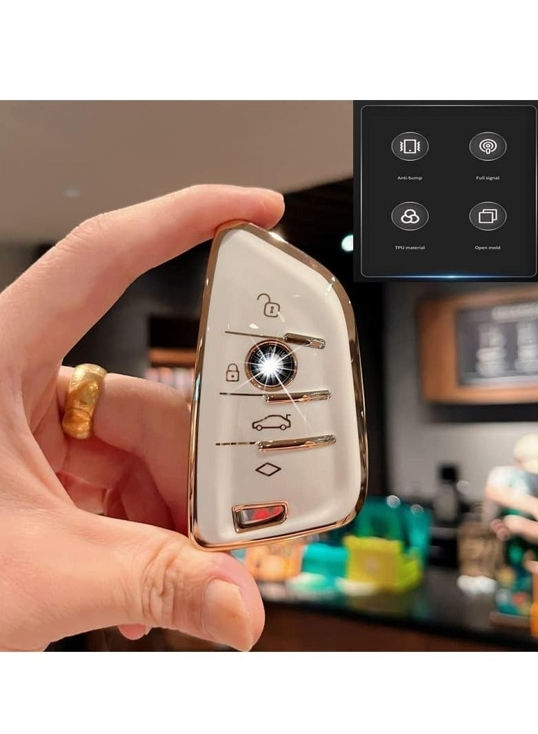 أوزيغالور غلاف جهاز فتح القفل عن بعد لحماية مفاتيح سيارات BMW 2 5 6 7 السلسلة X1 X2 X3 X5 X6 X7، ومقاومة الغبار، ومقاومة الكسر - Image 5