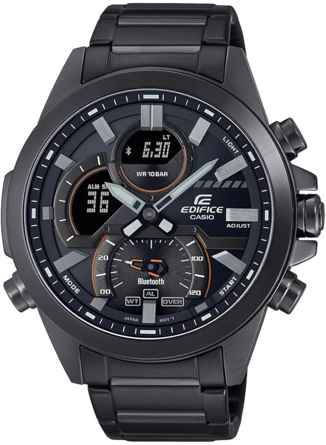 Casio  Edifice ECB-30DC-1ADF Bluetooth Black Mens Watch - Image 1