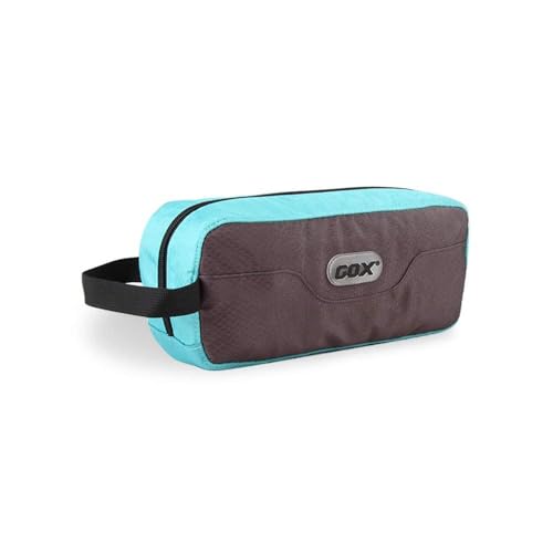 GOX Small Travel Toiletry Bag, Dopp Kit Case For Men, Multifunction Organizer Pouch (Grey/Sky Blue) - Image 1