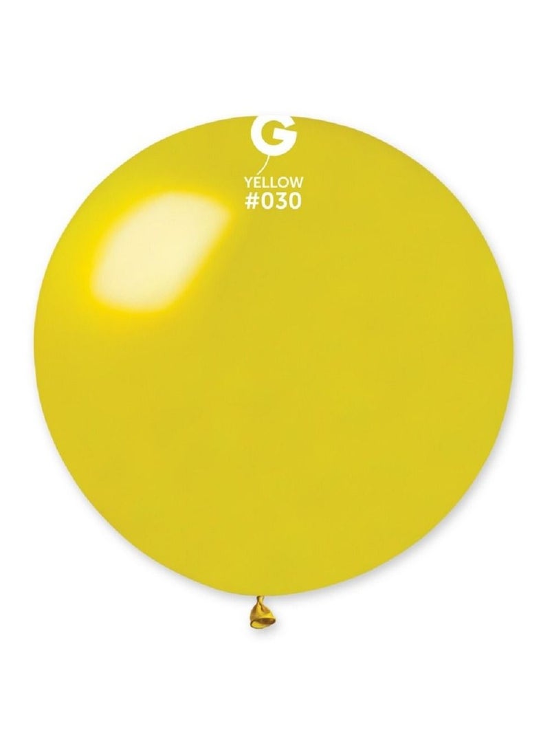 Gemar 31" Yellow Balloon 1Ct