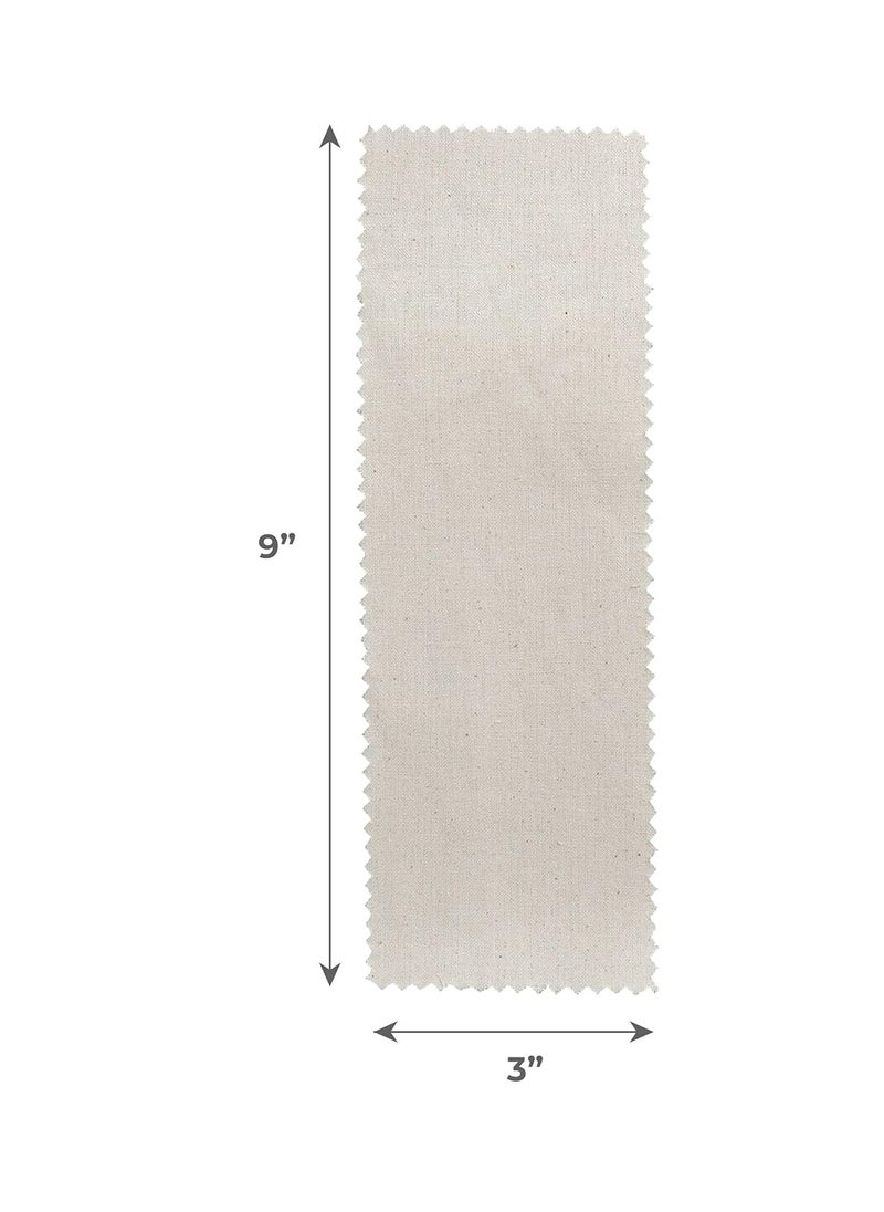 ForPro - ForPro Natural Muslin Epilating Strips, Tear-Resistant, Pre-Cut Strips for Hair Removal, 3” W x 9” L, 100-Count - Image 1