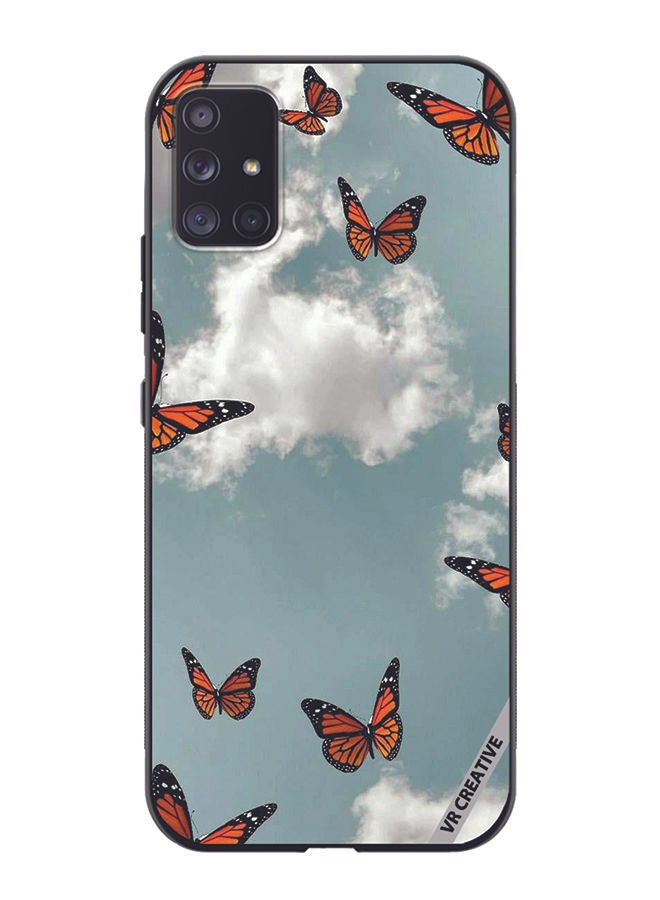 VR CREATIVE Protective Case Cover For Samsung Galaxy A51 5G Butterfly Design Multicolour - Image 1