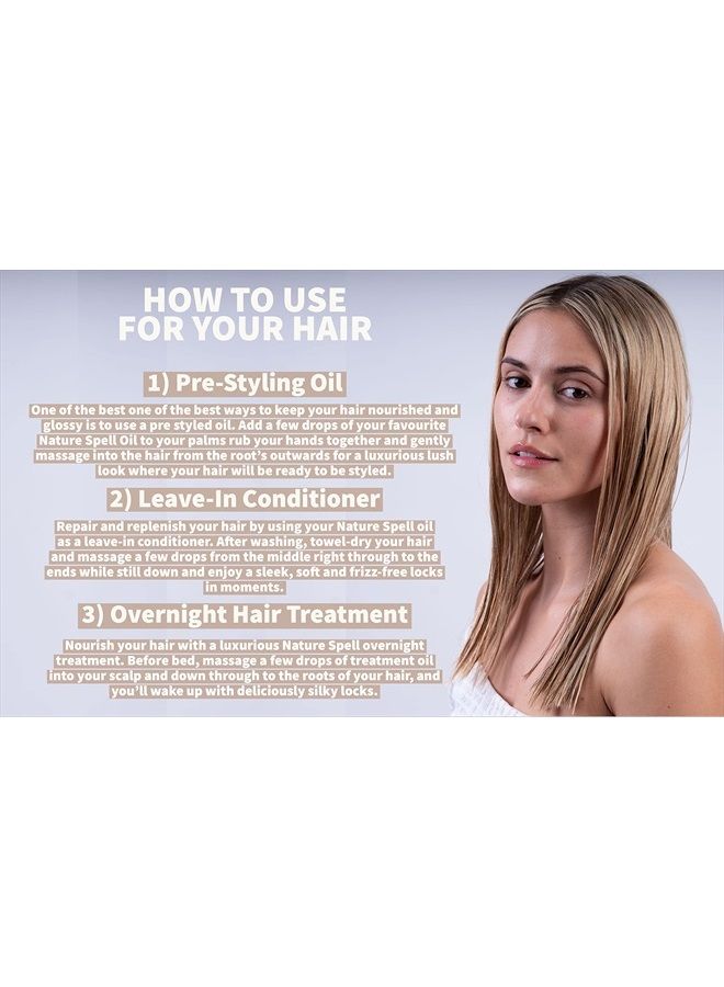 Nature Spell زيت علاج إكليل الجبل للشعر والجسم 150 مل / 5.07 أونصة سائلة - Image 4