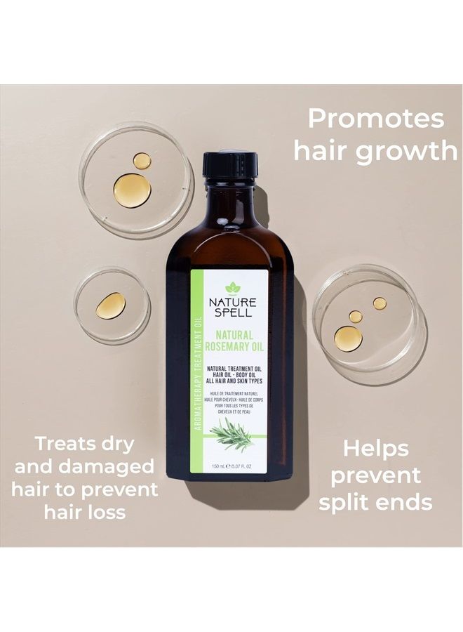 Nature Spell زيت علاج إكليل الجبل للشعر والجسم 150 مل / 5.07 أونصة سائلة - Image 2