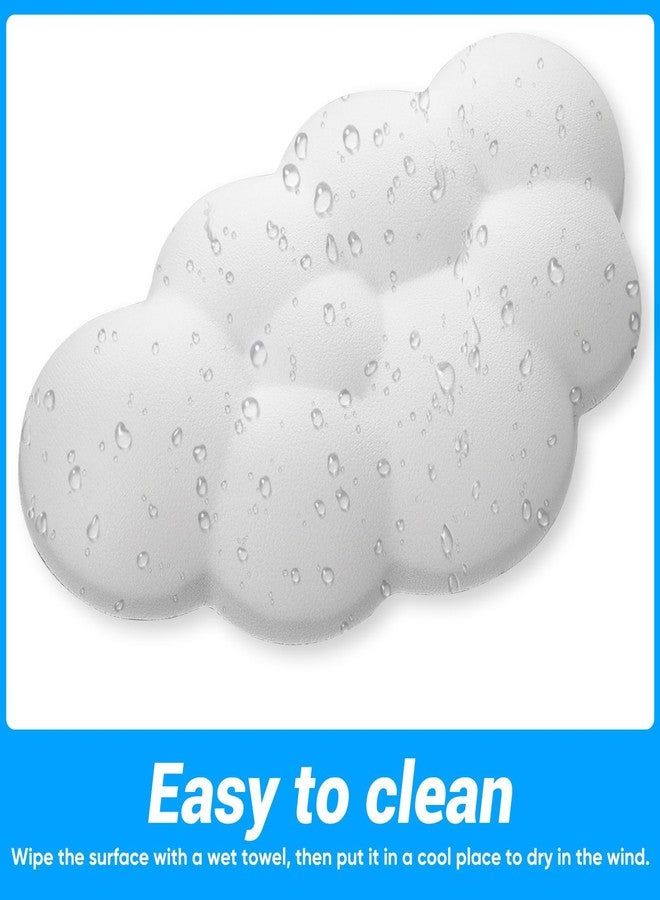 Dimeho Cloud Wrist Rest Cushion for Mouse Ergonomic Soft Gel Hand Support Pad Ergonomic Anti-Slip Comfortable Mat Supplies for Office School Home Laptop Computer Mouse - Image 5